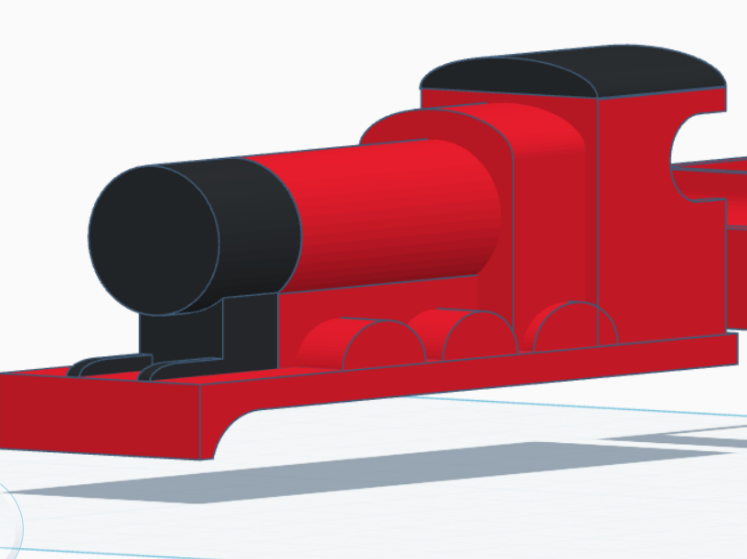 James the red engine custom toy