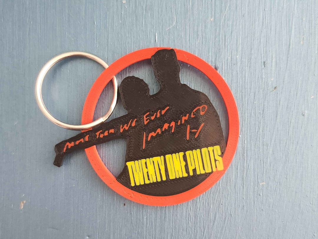 Twenty One Pilots Movie Keychain