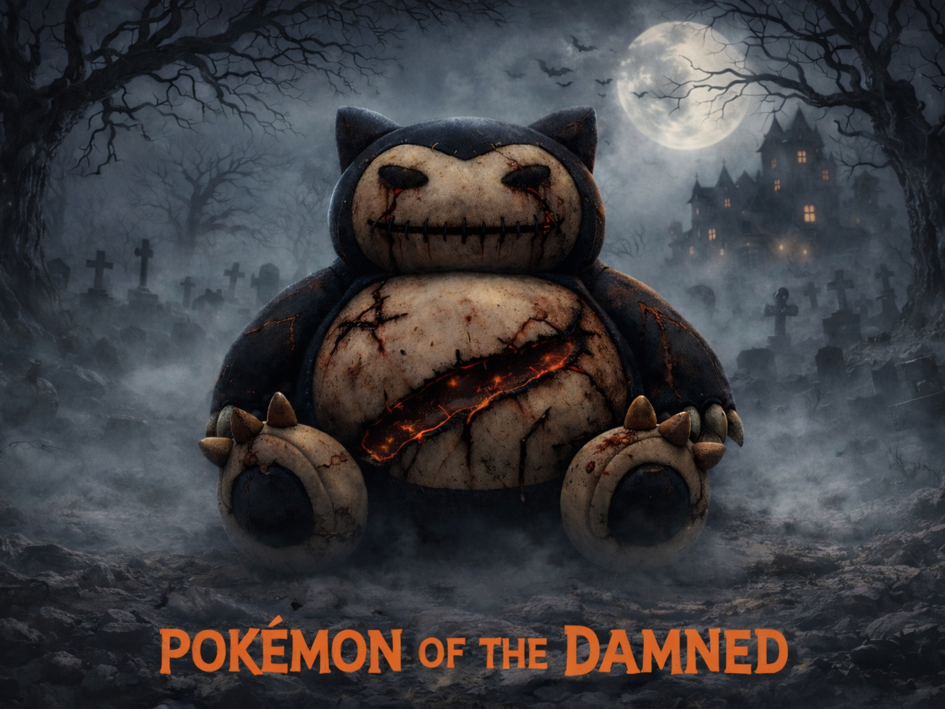 Mutated Snorlax - Cute and Sinister