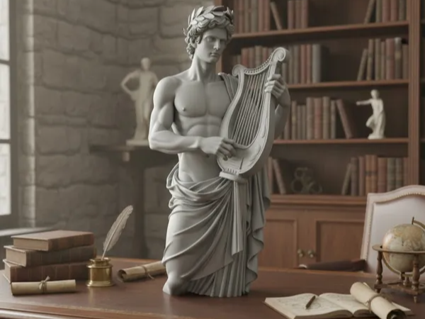 statue of the Greek god Apollo