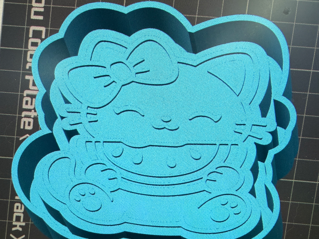 CAT EATING WATERMELON FRESHIE MOLD