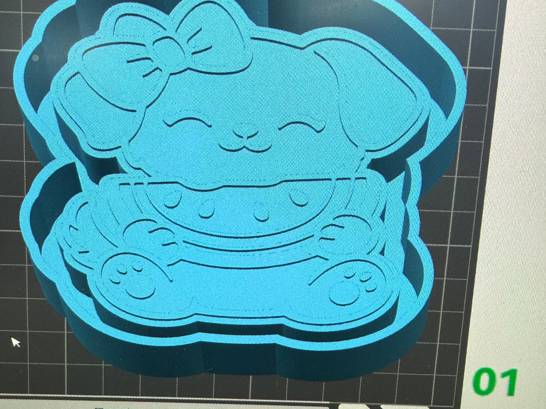 DOG EATING WATERMELON MOLD HOUSING FOR FRESHIE