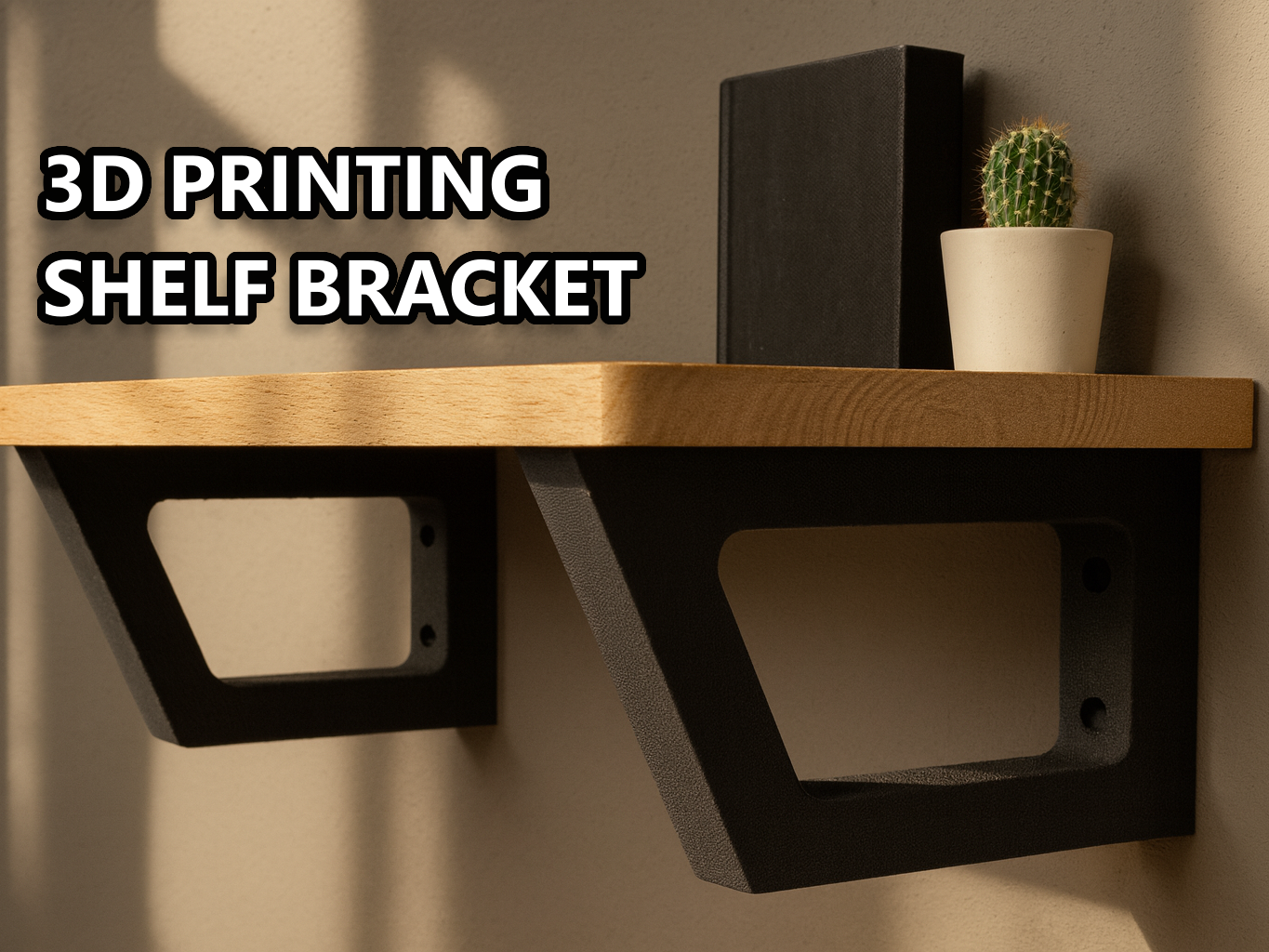 3D Printed Wall Bracket for Shelving