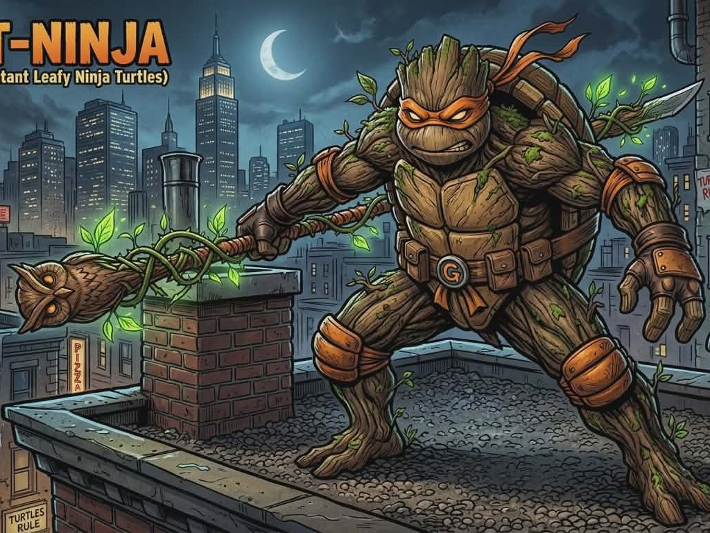 groot&tortue ninja