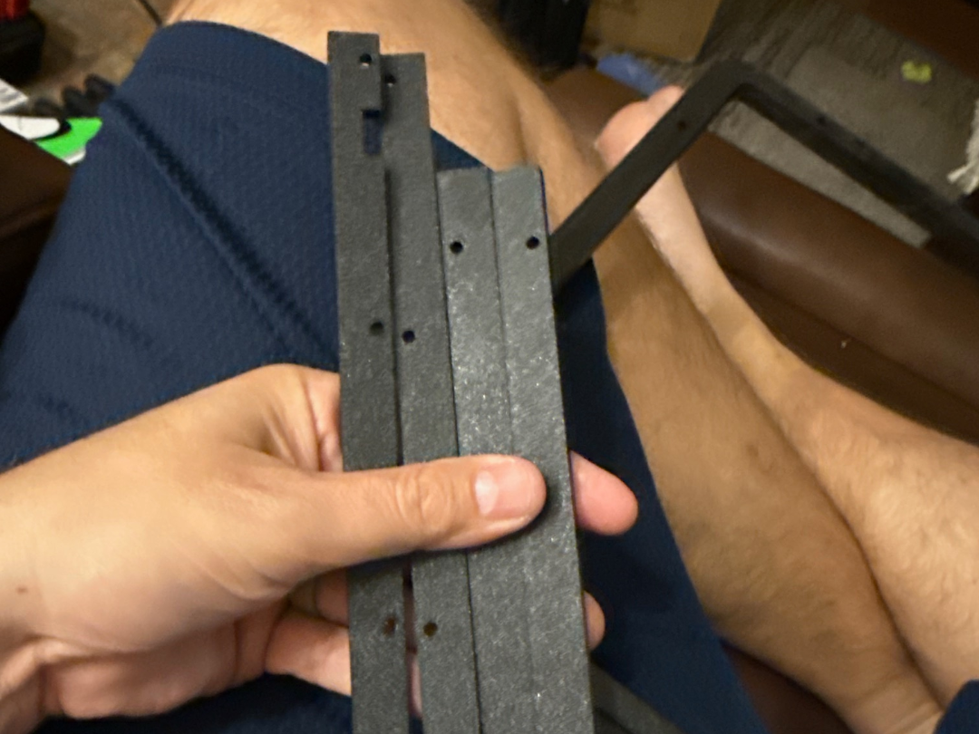 Pel 1450 deck rails