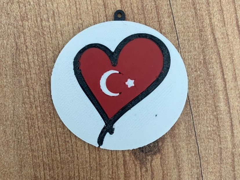 Ay Yıldız Anahtarlık