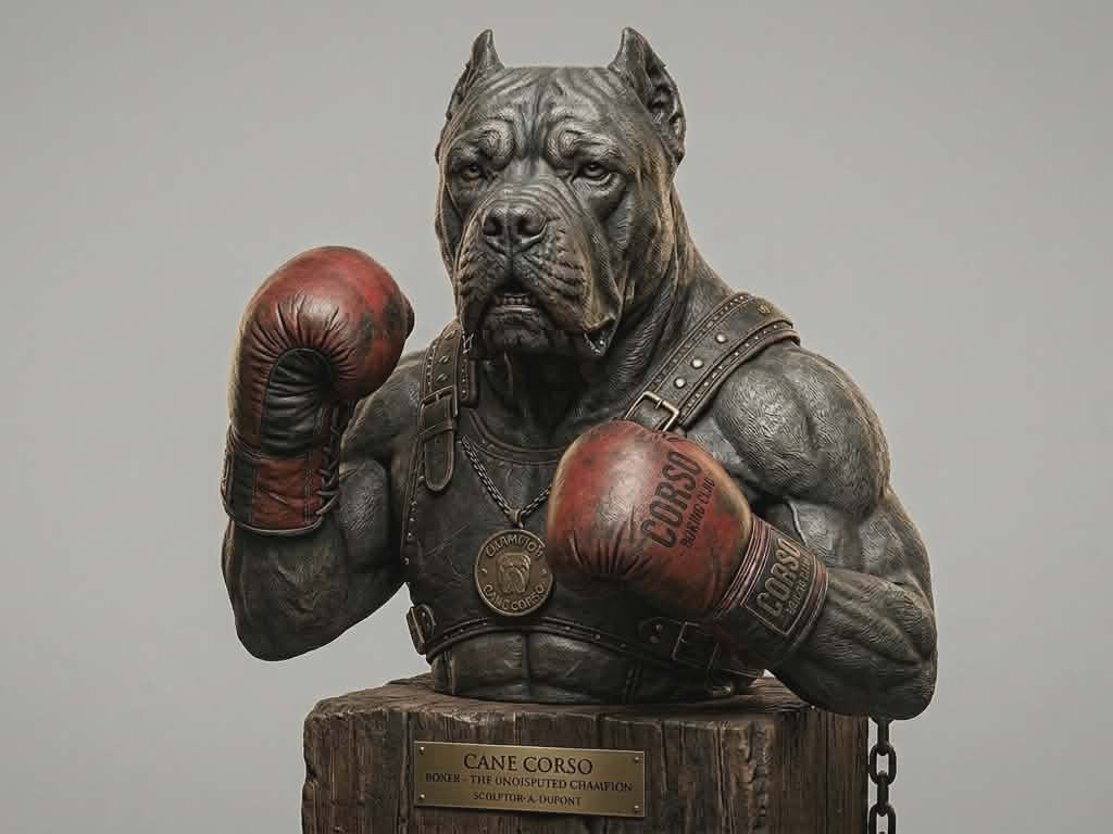 bust cane corso boxeur
