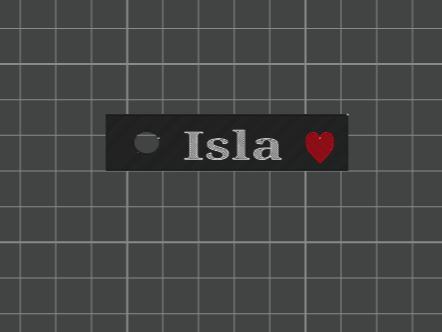 Isla keychain