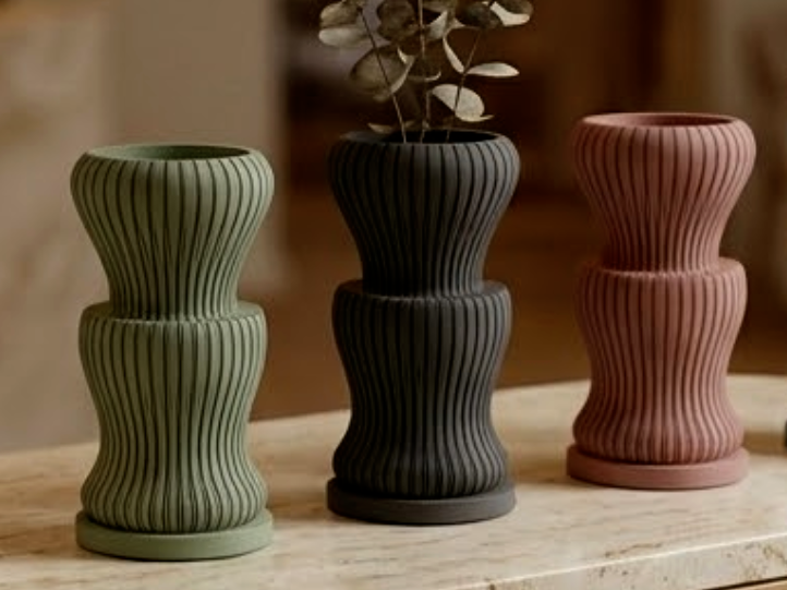 Ribbon Designer Vase
