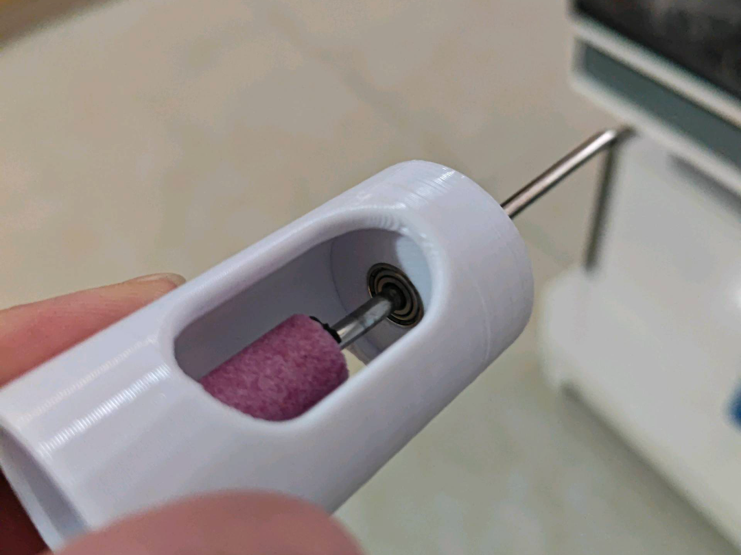 (成本低至2元)21700极耳打磨套装-轴承版-手电钻