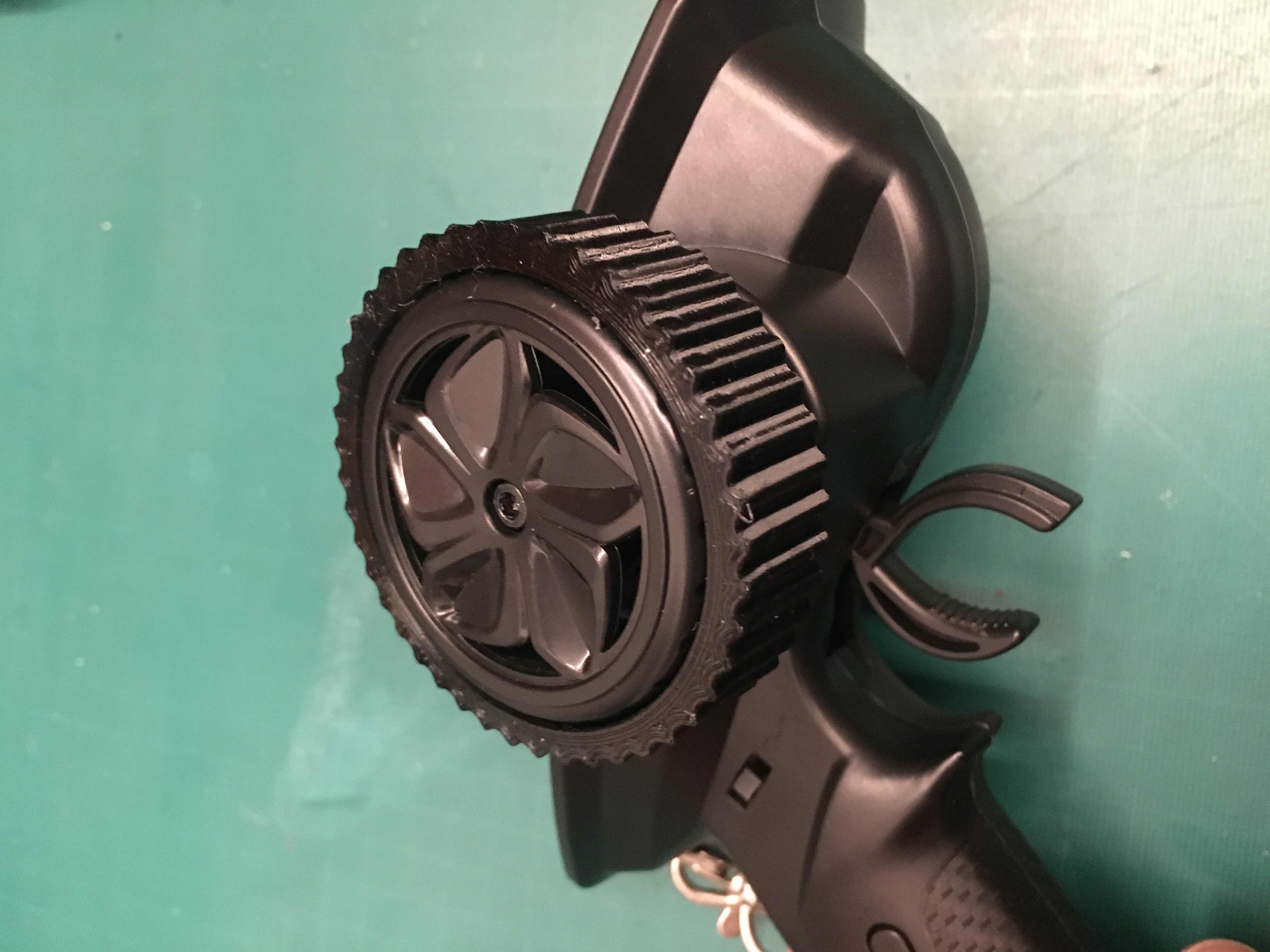 Steering grip add-on for RC Transmitter