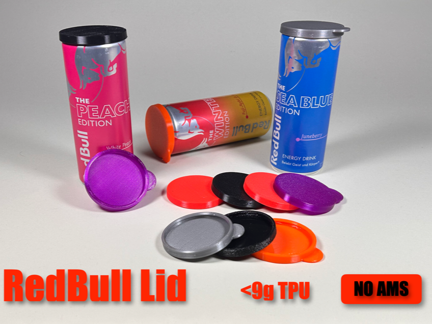 Deckel für RedBull-Dosen – klein, flexibel, genial