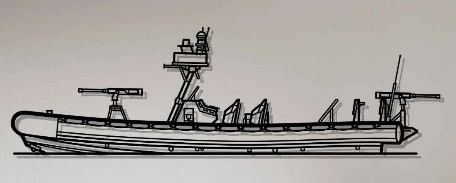 Naval Special Warfare RHIB Wall Art