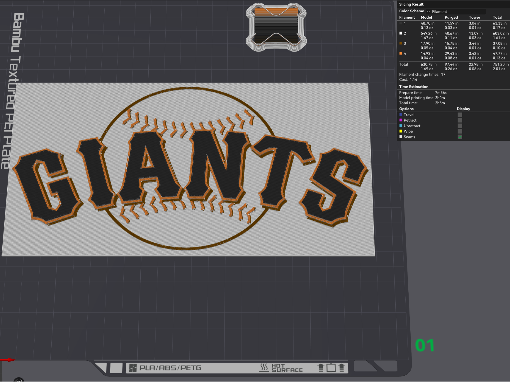 SF Giants 4 Color Remix for AMS users