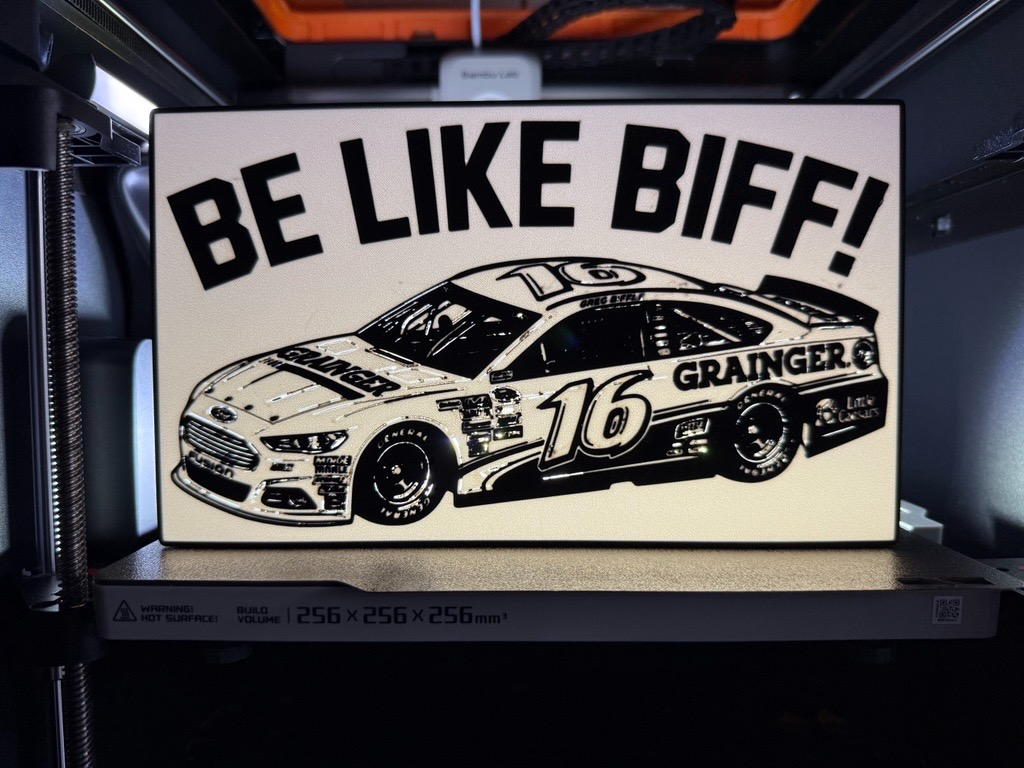 BE LIKE BIFF! Greg Biffle Light Box Tribute
