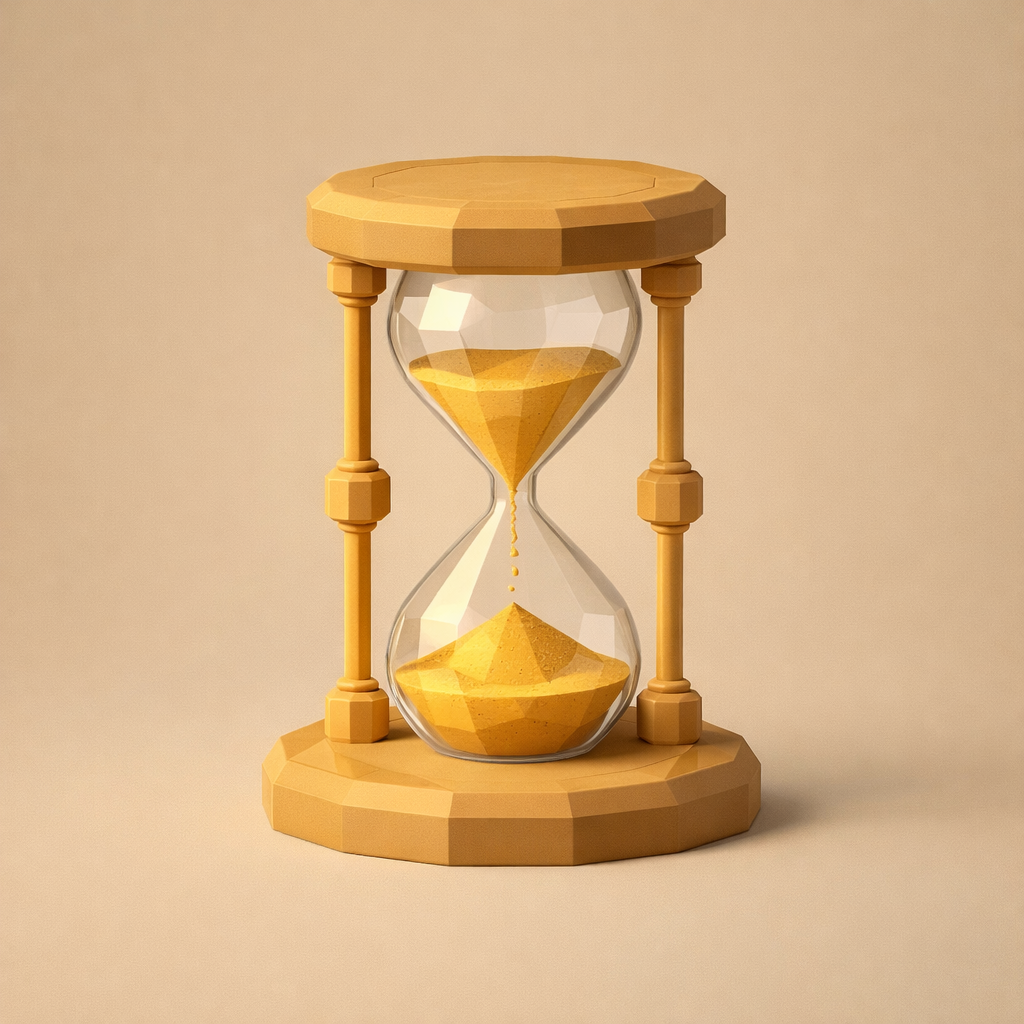 Low Poly Hourglass