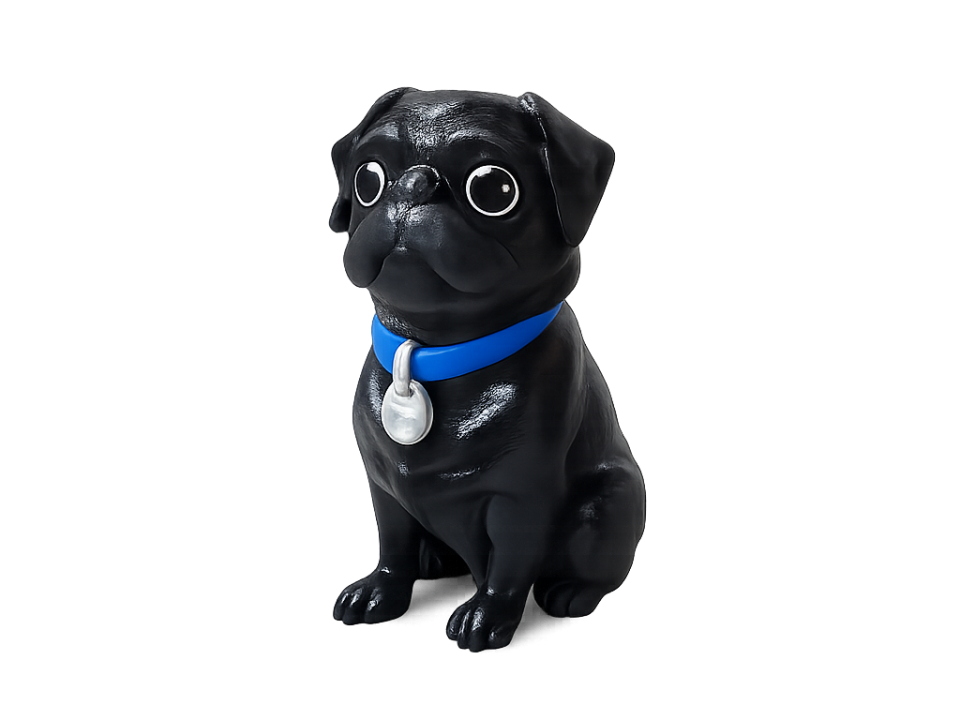 Pug perro mascota