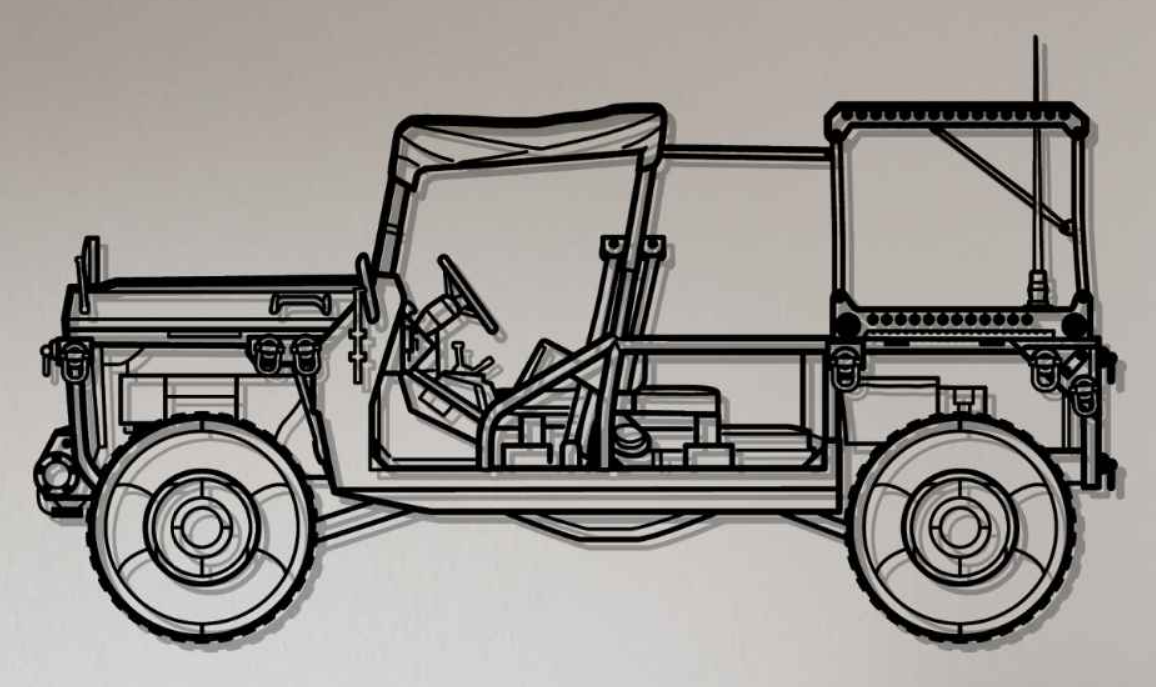 M1161 Growler Wall Art