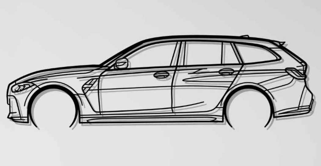 BMW M3 G81 Touring Wall Art