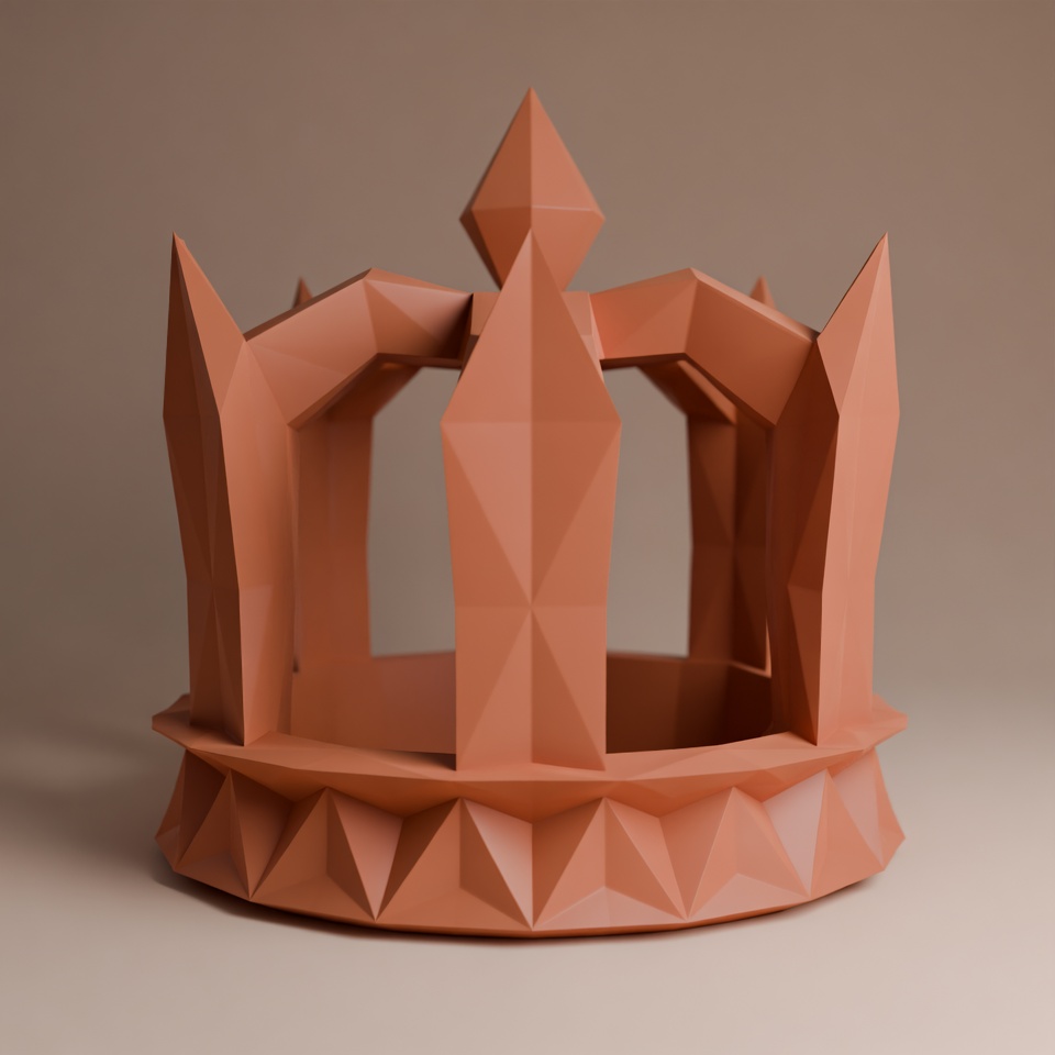 Low Poly Royal Crown
