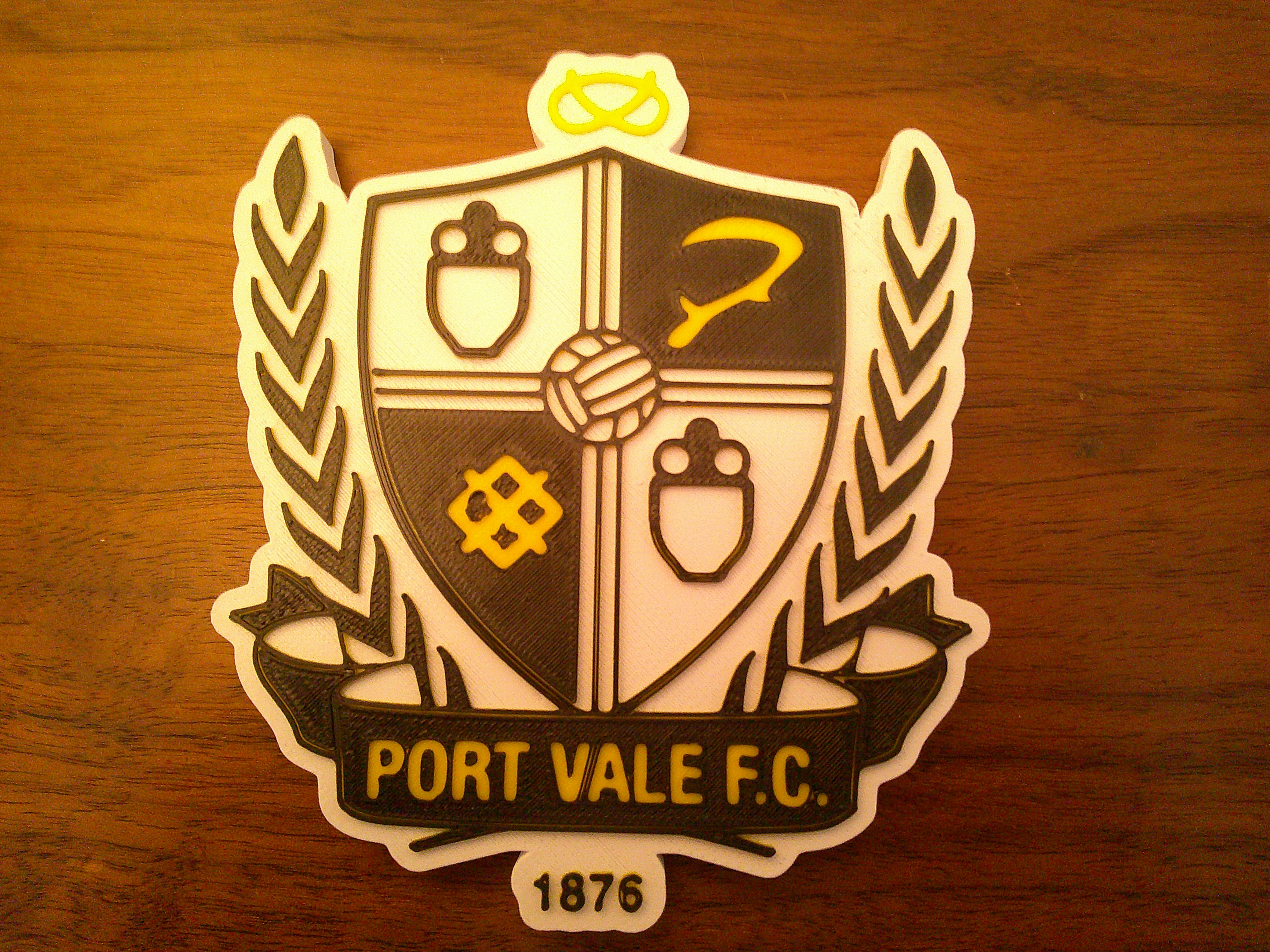 Port Vale Logo Coaster or Plaque