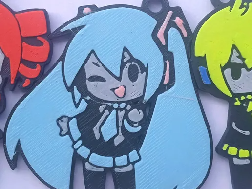 miku keychain