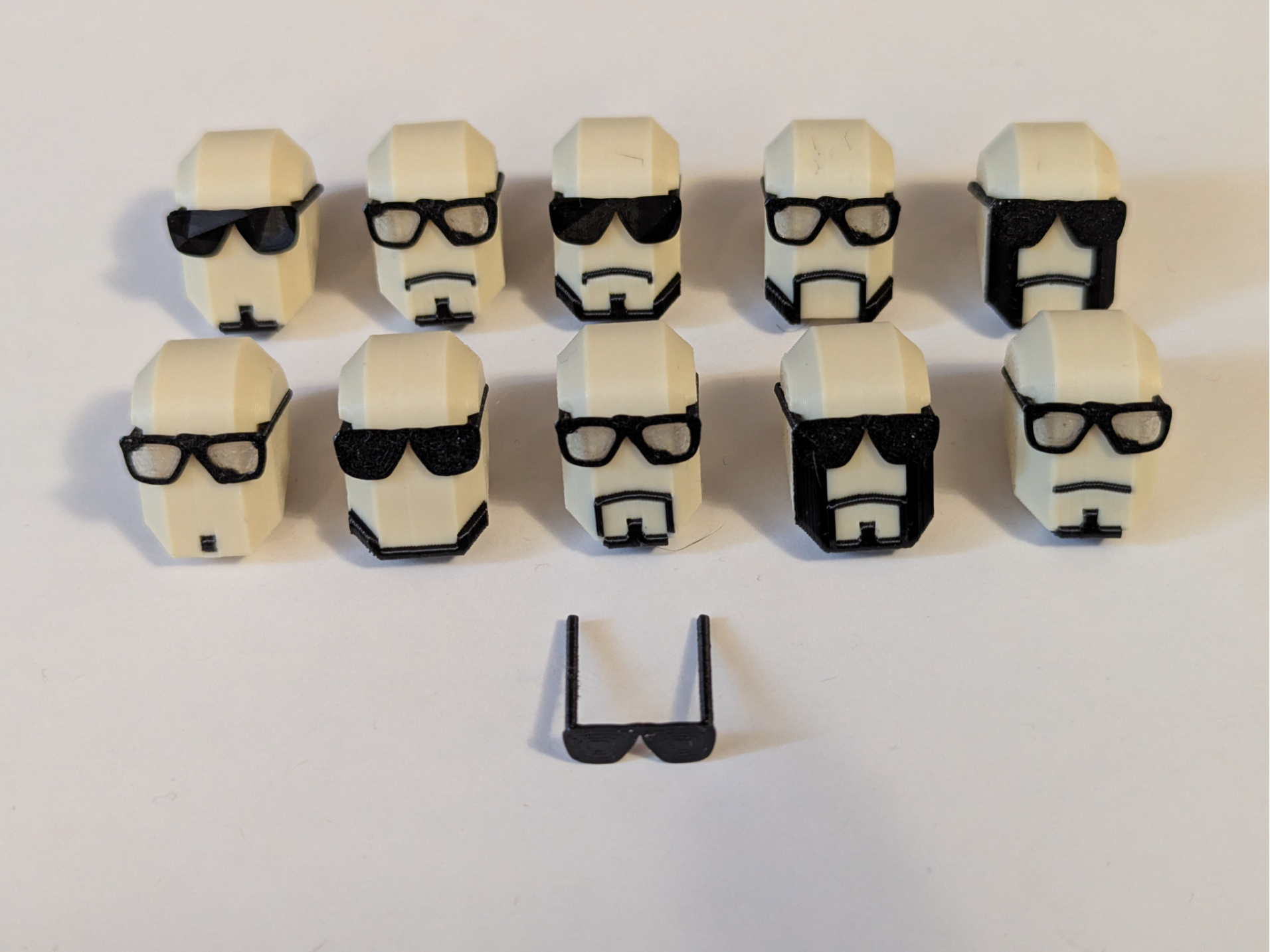 Dummy 13 Head Collection Vol.1 Glasses with Beard