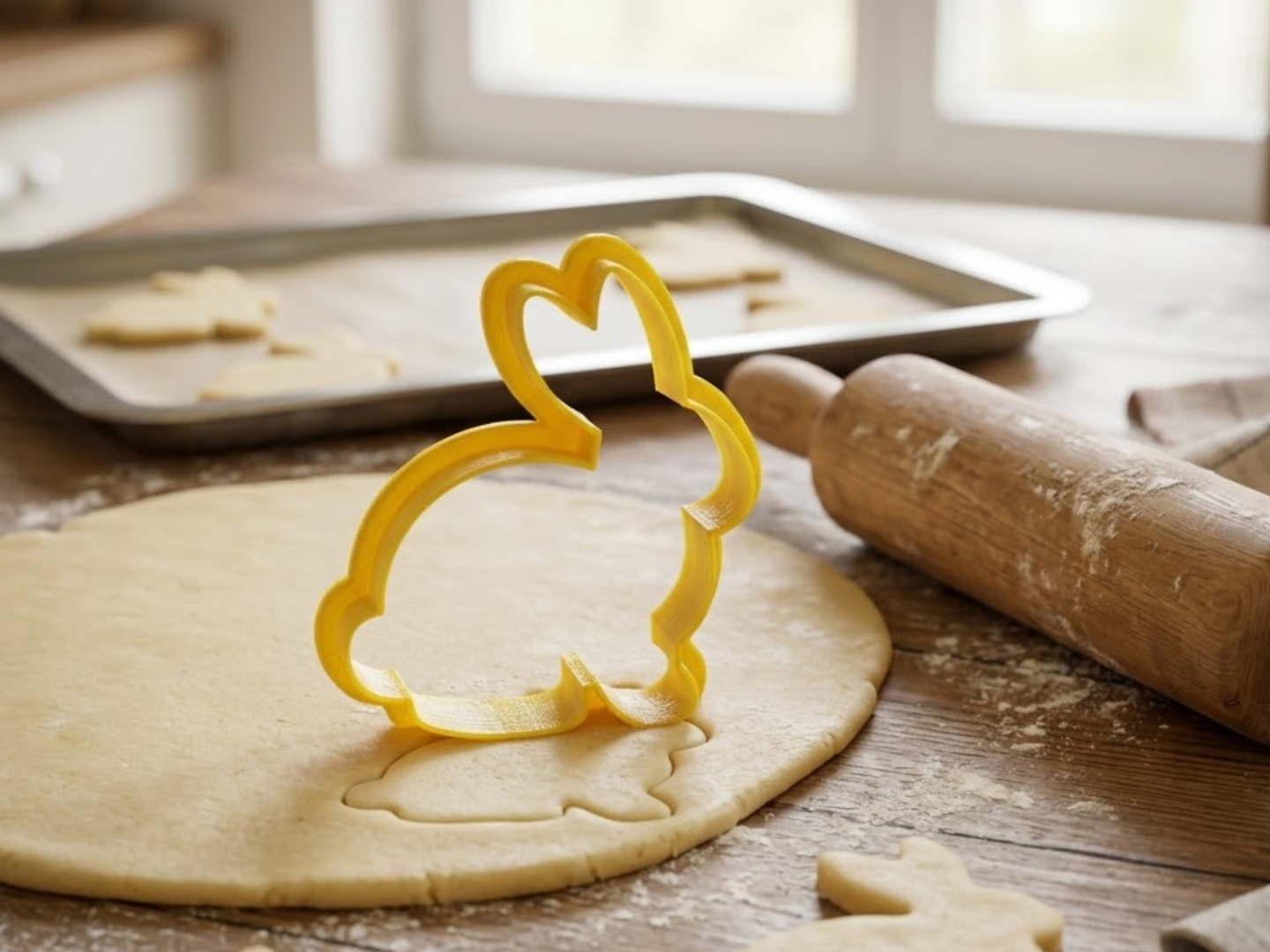 Easter Rabbit Cookie Cutter