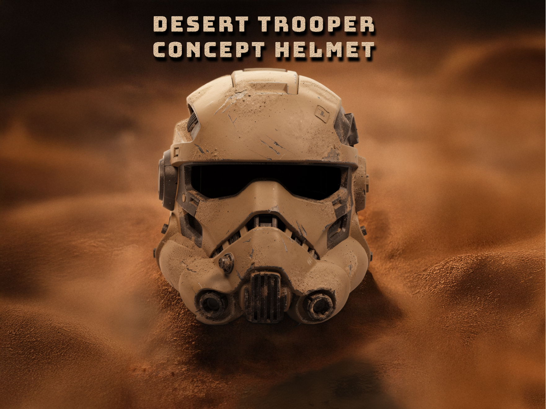 Star Wars Desert Patrol Trooper Concept Helmet