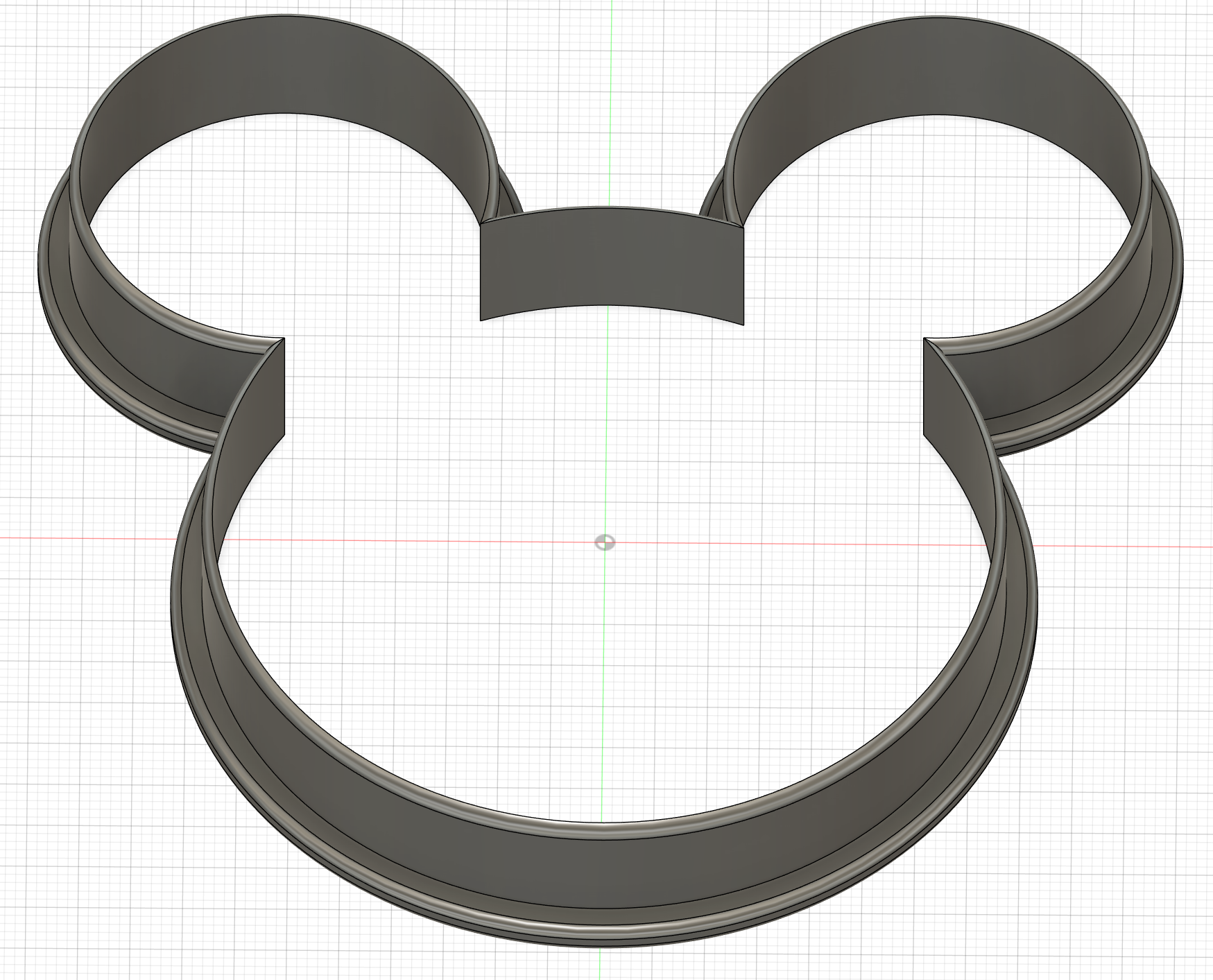 Mickey mouse cookie cutter.