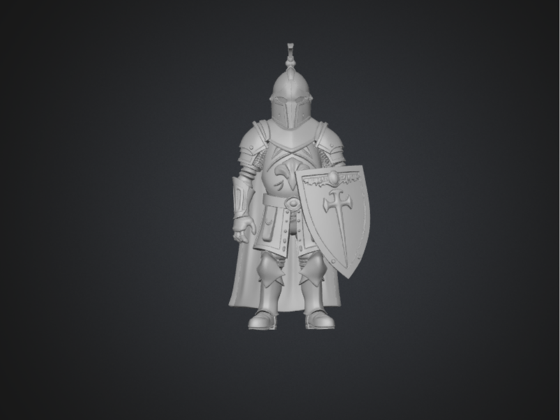 Paladin Knight Miniature soldado