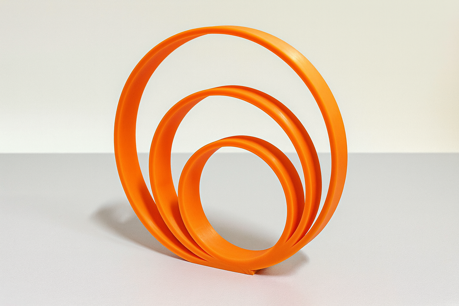 Echo - Geometric, off-centre, circular ornament