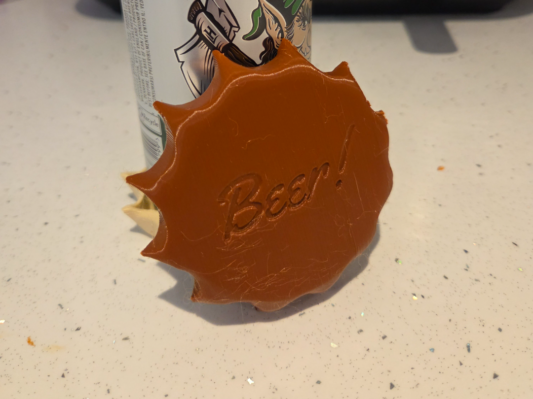 Bottle Top Beer Coaster