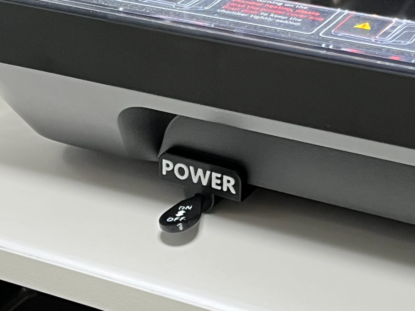 Qidi Q1 Pro Front power switch Remix