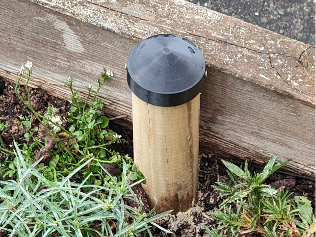 Chapeau poteau bois diam.70mm