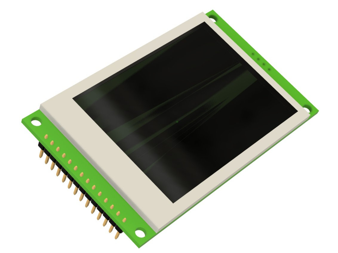 2.8" TFT Screen - Autodesk Fusion Model