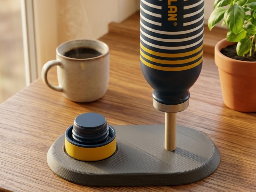 Soporte para secado de termos, bolletas y tapones.