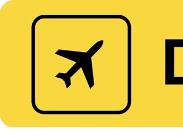 Departure sign