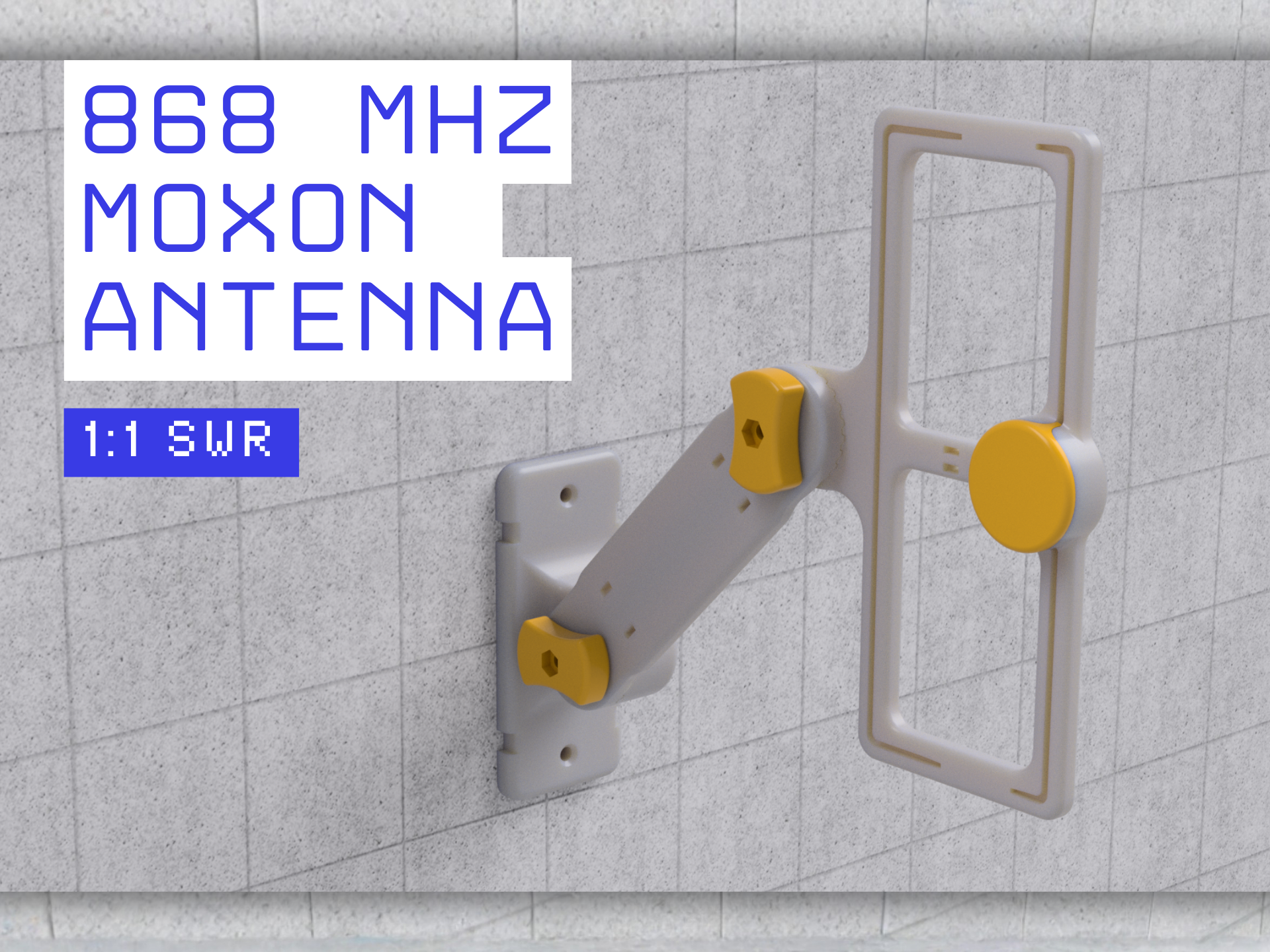 868 MHz Moxon Antenna – 1:1 SWR