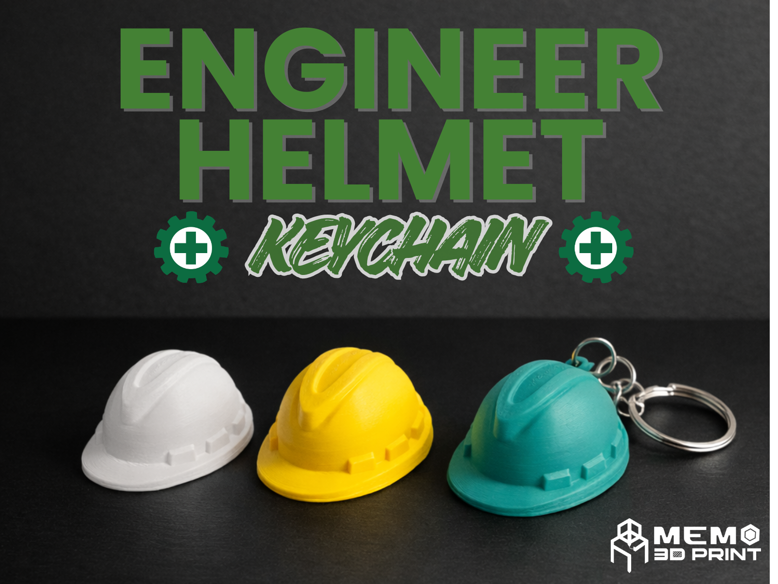 Engineer / Safety Helmet - Keychain