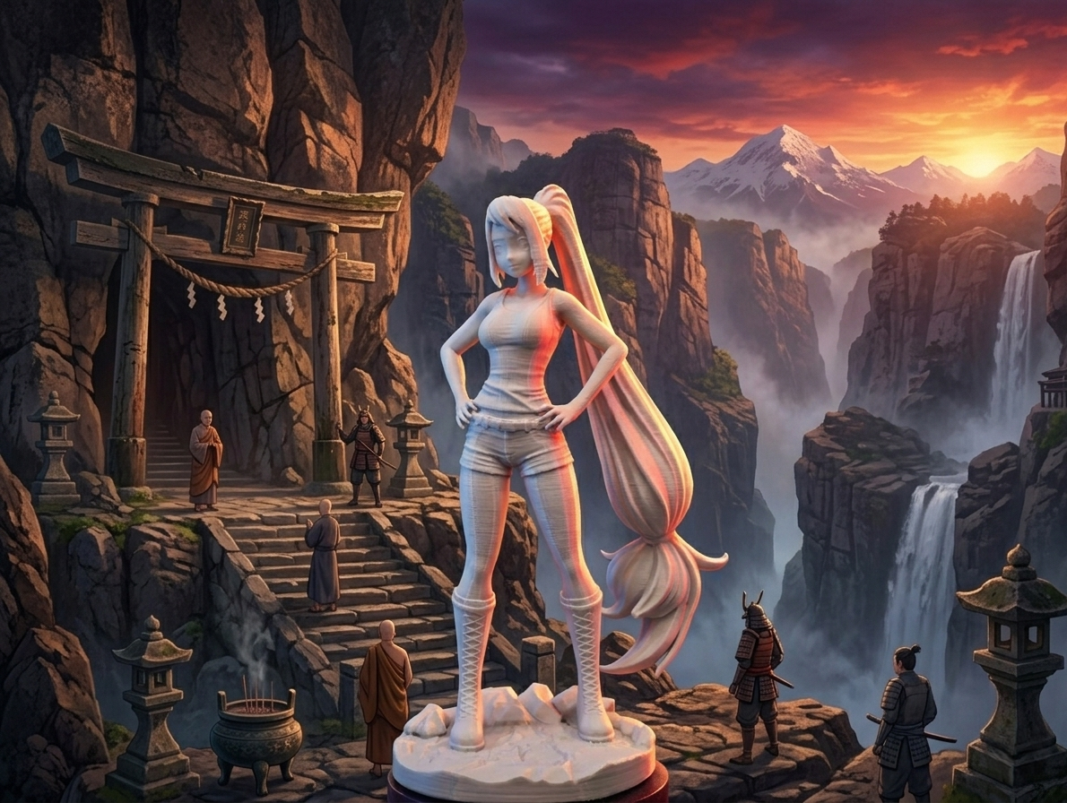 Anime Warrior: Mega Long Ponytail