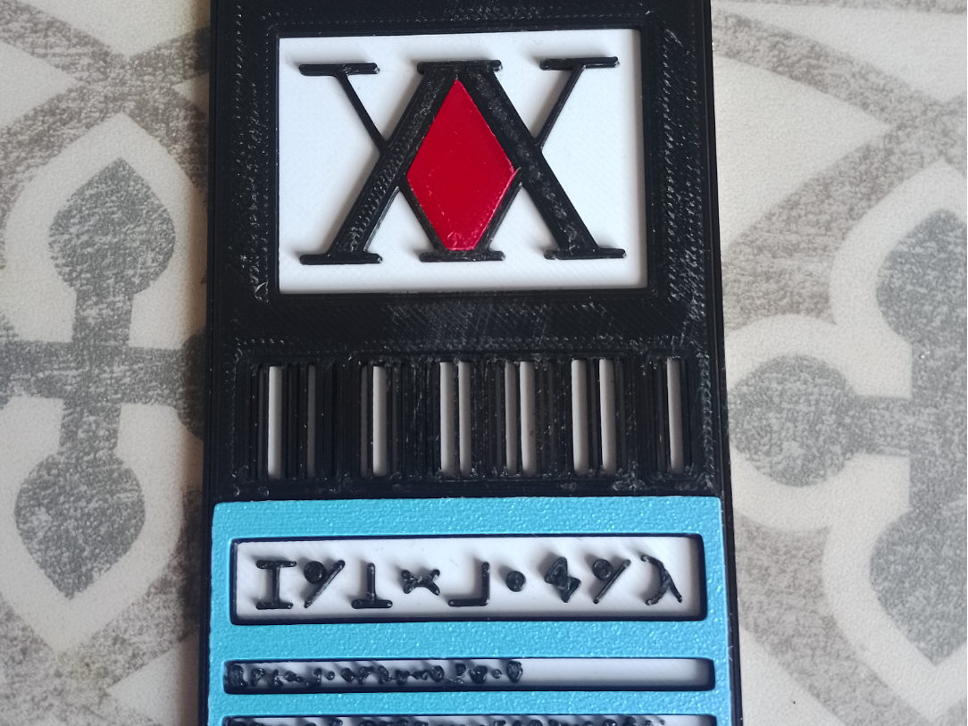 HxH tessera licenza Hunter ( no AMS)