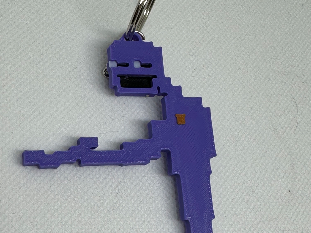 FNAF Purple Guy Key Chain Mixd