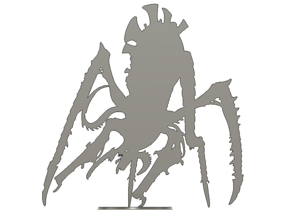 2D Proxy Tyranid Bio Titan