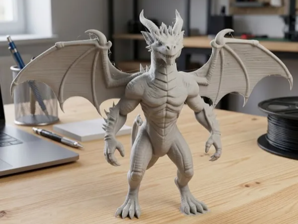 bipedal winged dragon