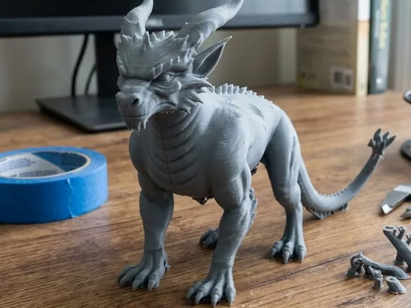 running dragon