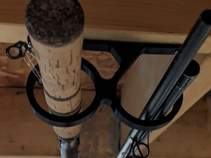 Fishing Rod Ceiling Rack