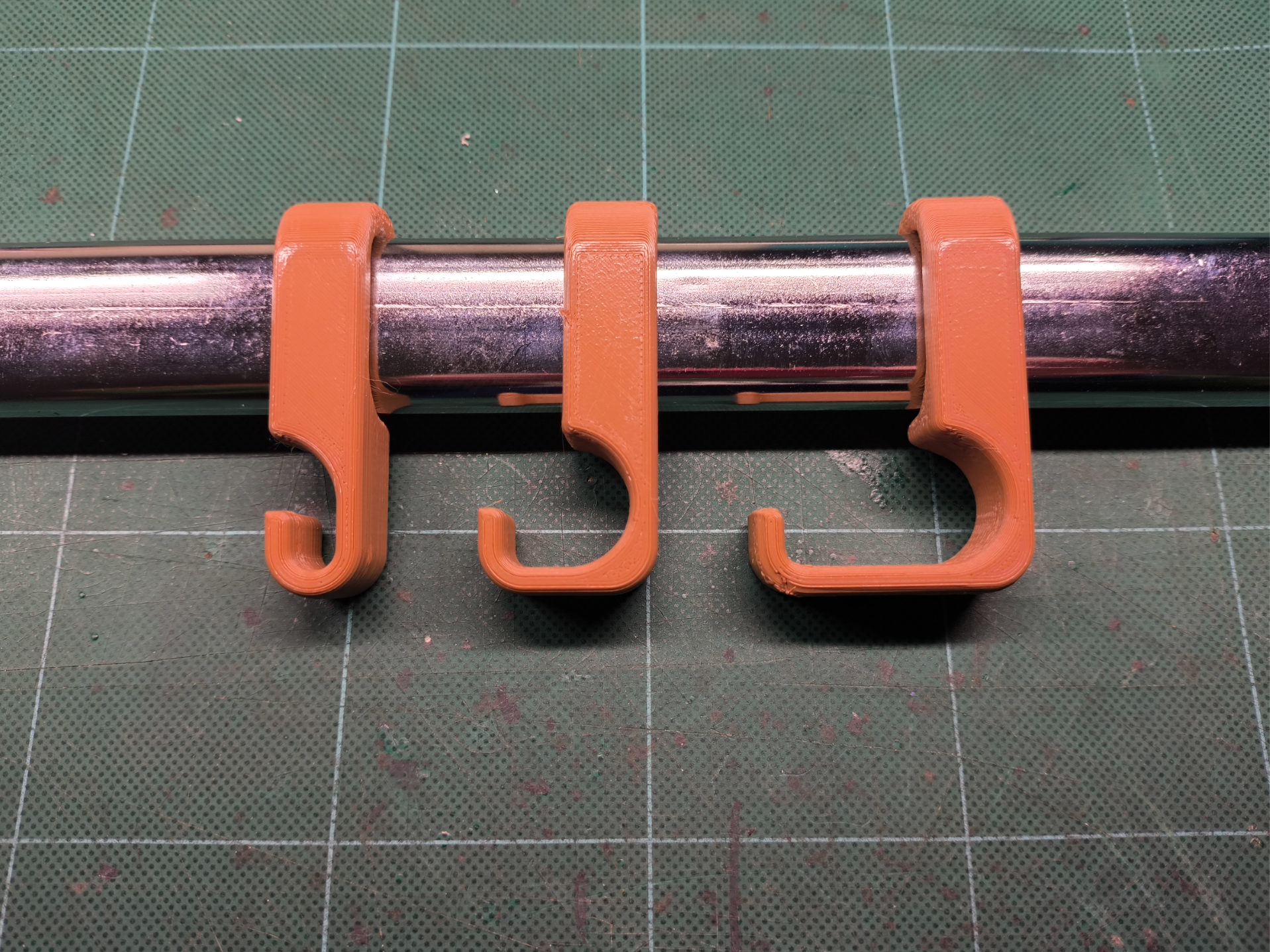 hook for closet oval rod 30x15mm