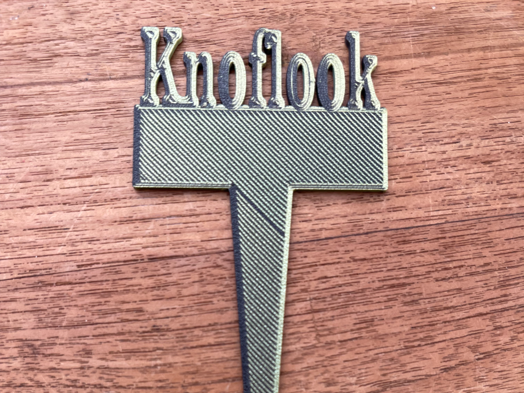 Nametag Garlic (Dutch) - Naamplaatje Knoflook (NL)