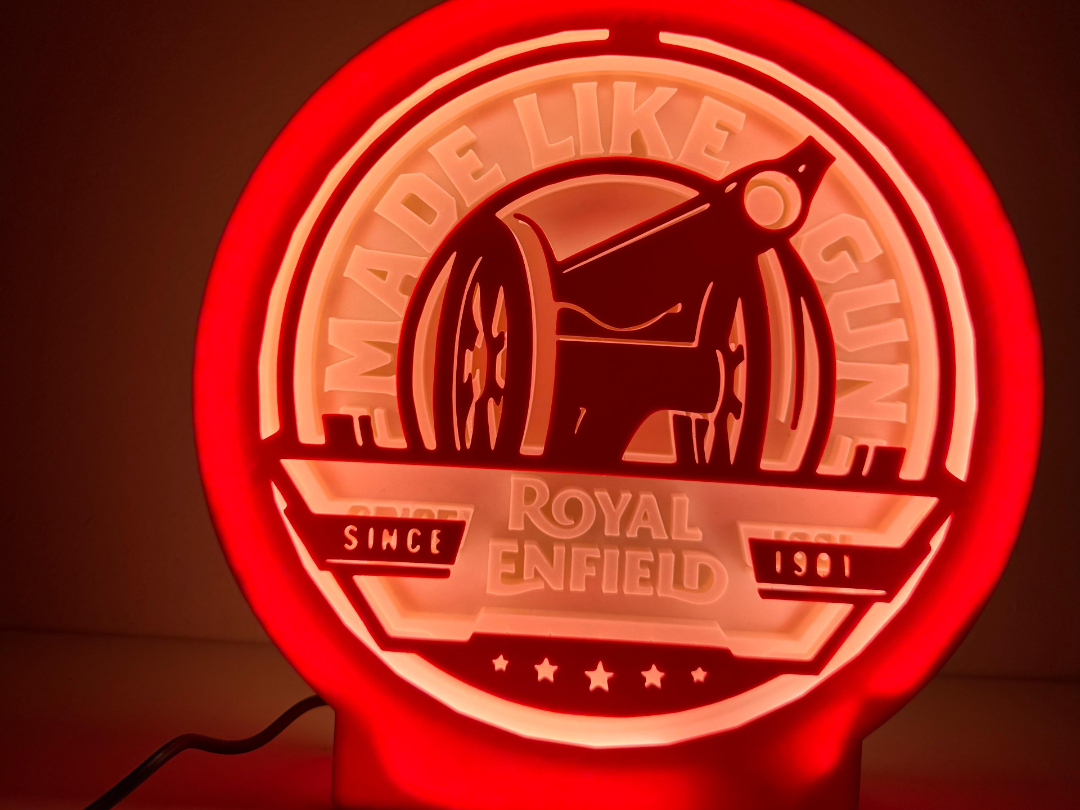 lampara royal enfield tira led "Made Like A Gun"